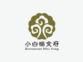 廖燕峰的Restaurant Miss Yang 小白楊食府logo設(shè)計(jì)