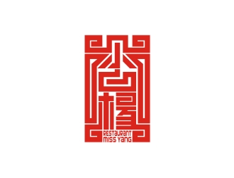 何嘉健的Restaurant Miss Yang 小白楊食府logo設(shè)計(jì)