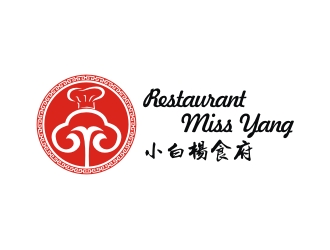 何嘉星的Restaurant Miss Yang 小白楊食府logo設(shè)計(jì)