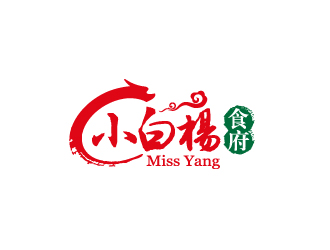 楊勇的Restaurant Miss Yang 小白楊食府logo設(shè)計(jì)