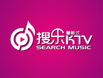 譚家強的貴州興義搜樂量販式KTVlogo設計