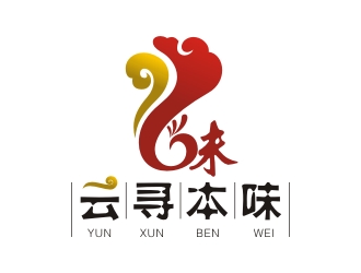 曾翼的云尋本味祥云字體logologo設(shè)計(jì)