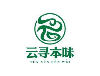 何嘉健的云尋本味祥云字體logologo設(shè)計(jì)