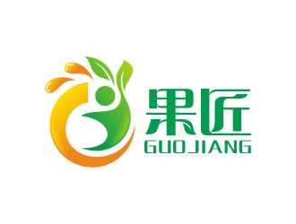 何嘉健的果匠果汁飲料店logo設計