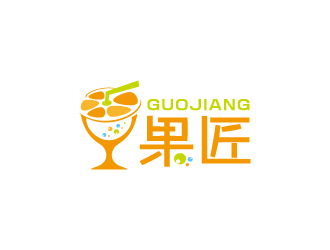 周金進的果匠果汁飲料店logo設計