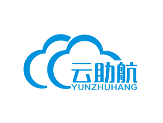 李杰的云助航 云朵logologo設計