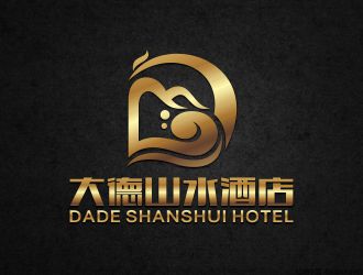 何嘉健的張家界大德山水酒店logo設(shè)計