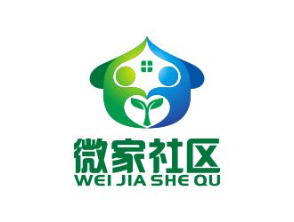 何嘉健的微家社區(qū)logo設(shè)計(jì)