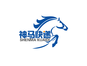 秦曉東的神馬快遞logo設(shè)計