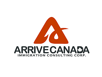 盛銘的ARRIVE CANADA IMMIGRATION CONSULTING CORP.logo設(shè)計(jì)