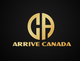 余亮亮的ARRIVE CANADA IMMIGRATION CONSULTING CORP.logo設(shè)計