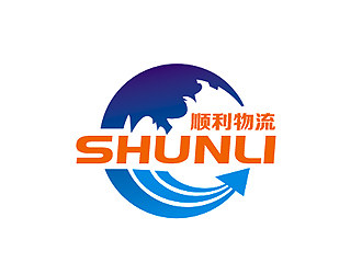 盛銘的順利物流logo設(shè)計