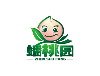 周金進的蟠桃園 卡通吉祥物設(shè)計logo設(shè)計