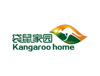 曾翼的袋鼠家園 Kangaroo homelogo設計