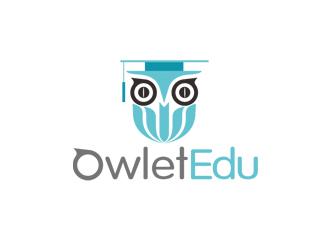 周國強(qiáng)的OwletEdu 卡通貓頭鷹logo設(shè)計