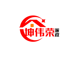 秦曉東的昆明坤偉榮家政服務(wù)有限公司logo設(shè)計(jì)