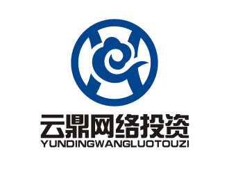 吉吉的云鼎網(wǎng)絡(luò)祥云元素logologo設(shè)計