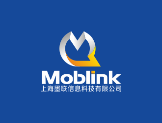 何嘉健的Moblink  上海墨聯(lián)信息科技有限公司logo設(shè)計(jì)