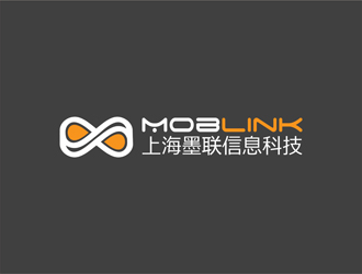 張順江的Moblink  上海墨聯(lián)信息科技有限公司logo設(shè)計(jì)