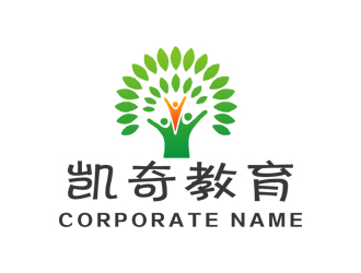 朱兵的廣州市凱奇教育咨詢有限公司logo設計