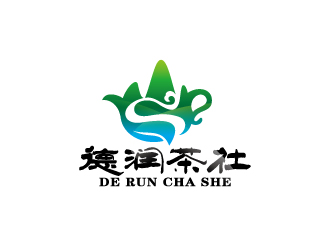 周金進(jìn)的德潤茶社茶館logo設(shè)計(jì)