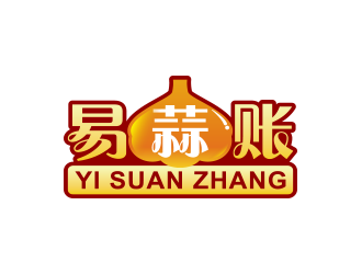 黃安悅的易蒜賬會計代理公司logologo設(shè)計