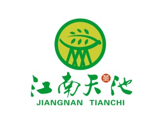 姜彥海的天池茶場茶館logo設計