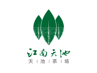 孫金澤的天池茶場茶館logo設計