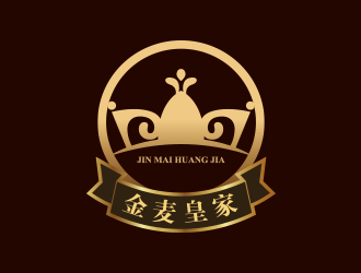 黃安悅的金麥皇家面包店logo設(shè)計(jì)