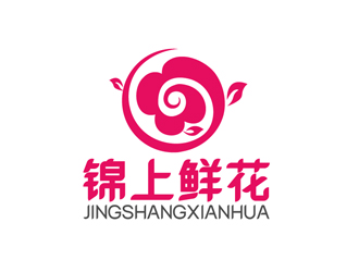 秦曉東的錦上鮮花logo設(shè)計