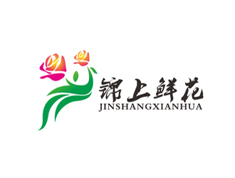 陳今朝的錦上鮮花logo設(shè)計(jì)