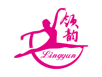 領(lǐng)韻國際藝術(shù)培訓中心logo設計