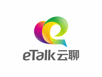 何嘉健的eTalk 云聊logo設計