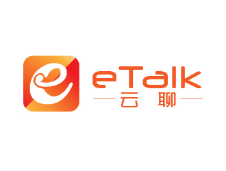 曾萬勇的eTalk 云聊logo設計