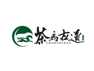 楊占斌的茶馬古道茶業(yè)茶館logo設(shè)計(jì)