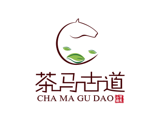 劉歡的茶馬古道茶業(yè)茶館logo設(shè)計