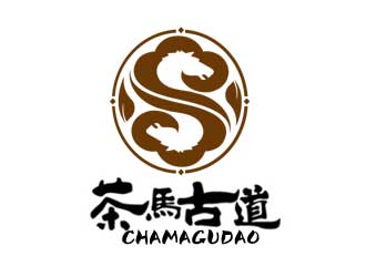 余亮亮的茶馬古道茶業(yè)茶館logo設(shè)計