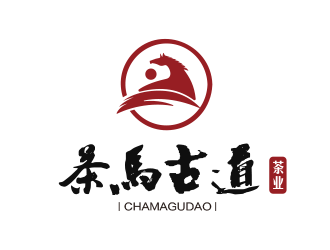 范振飛的茶馬古道茶業(yè)茶館logo設(shè)計