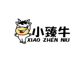 周金進的小臻牛兒童教育培訓(xùn)吉祥物設(shè)計logo設(shè)計