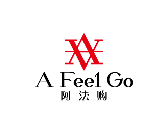 周金進的a feel go 阿法購logo設(shè)計