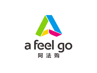 譚家強的a feel go 阿法購logo設(shè)計