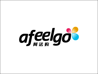 黃爽的a feel go 阿法購logo設(shè)計