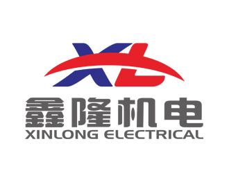 劉彩云的鑫隆機電logo設計