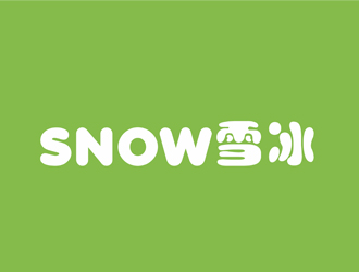 劉彩云的Snow雪冰logo設計