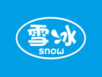 孫金澤的Snow雪冰logo設計