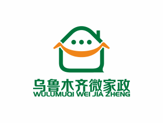 何嘉健的烏魯木齊微家政logo設計