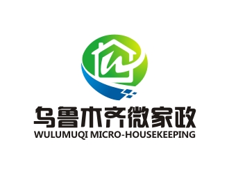 曾翼的烏魯木齊微家政logo設計