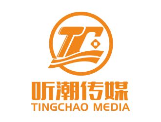 吳志超的聽(tīng)潮傳媒logo設(shè)計(jì)