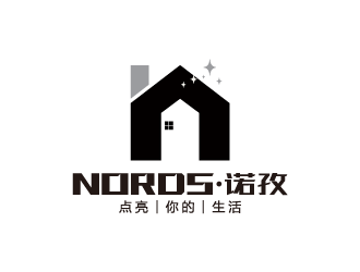 孟喚的nords/諾孜  宣傳語：點(diǎn)亮你的生活logo設(shè)計(jì)