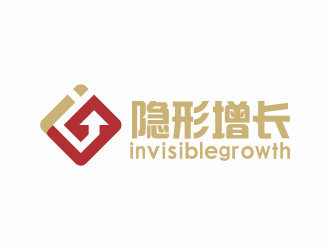 何嘉健的invisiblegrowth 隱形增長logo設(shè)計(jì)